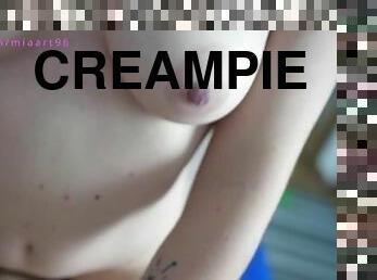 Creampie in the 2nd month of pregnancy