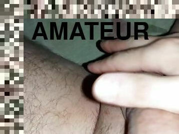 Alone at home male masturbation