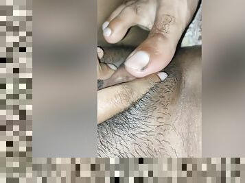 Sri Lankan Madhu Hansi Fingering Her Boyfriend Ass And He Give Foot Fuck