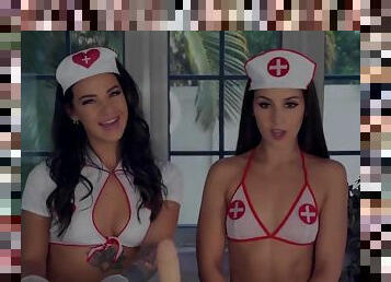 Kylie Cupcake, Cup Cake And Evelin Stone In Naughty Nurses By Try Not To Cum - Free Preview