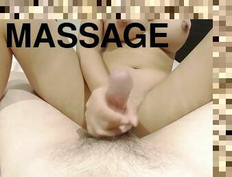 asiatique, gros-nichons, amateur, ejaculation-sur-le-corps, ados, maison, branlette, massage, couple, point-de-vue