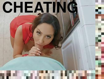Cheating Housewife With Huge Rack Hooks Up With A Young Sitter With Ava Addams And Jessy Jones