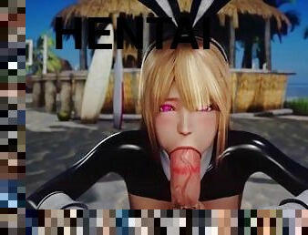 ?MMD R-18 SEX DANCE?NAUGHTY BUNNY SWEET COCK SUCK ???????? [MMD]