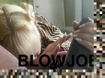 POV morning sloppy blowjob