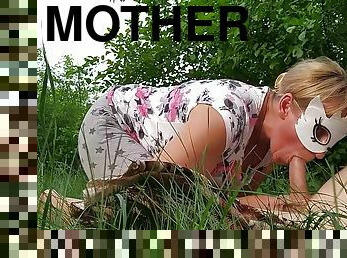 Step Mother, Park, Nature, Passion, Casual Sex, Cum