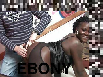 Hot Ebony Anal