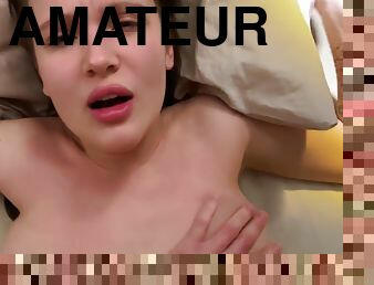 Immaybee - Real Home Sex Video In One Take. I Cum On He