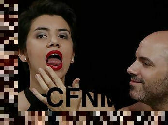 Cum In Mouth + Cum Dripping! (cfnm + Cum On Clothes)