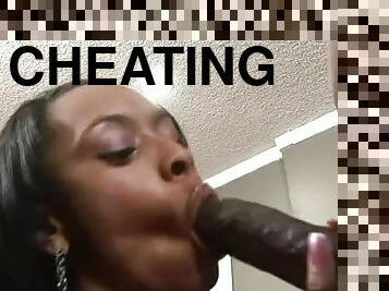 Cheating Ebony Neighbor Gets Fast Fucked By A Huge Black Cock