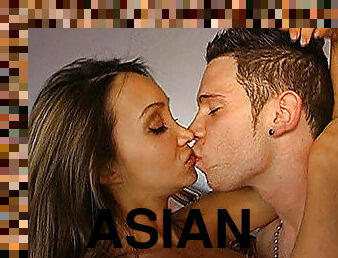 Asian likes his hard cock