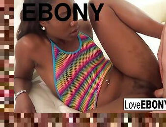 Young Ebony Chanells Interracial Fantasies Cum True