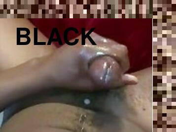 Black dick Cumshot Before work