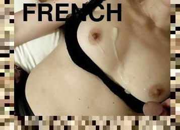 I fuck my roommate's girlfriend while he's gone- french slut cocktease amateur ENG SUBS - MessalineX