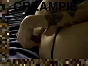 Hot Anal dildo and anal creampie swapping