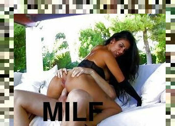 Huge Tit Latina MILF Rides A Big Hard Dick With Her Tight Asshole
