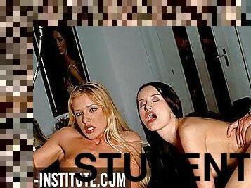 Hardcore staff-student orgy at the russian institute