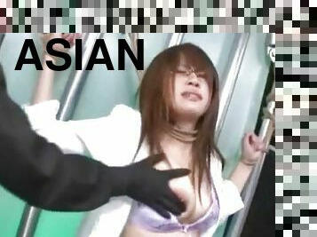 Asian Secretary Made To Orgasm