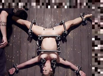 Milf Shackled On The Wall Upside Down