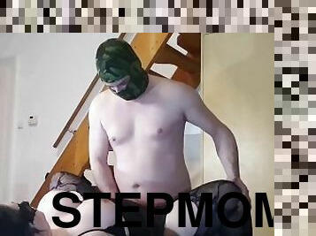 My stepmommy gang banged by my friends in my bedroom