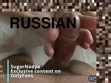 Russian sexy AnastasiaMistress's foot fetish