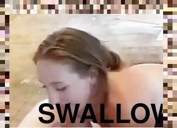 I swallowed the neighbors cum again!