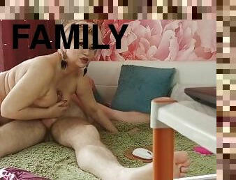 stepfamily therapy from a mature couple from Russia! It's good when a wife is a lustful bitch!