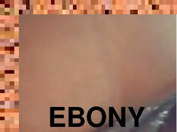 Soaking wet Ebony Pussy Close Up