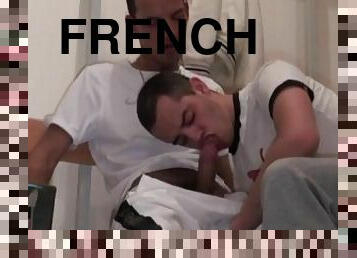 french twinkf ucked by badboy in the locker room at the sport club