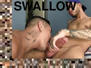 Hung latin college guy suck