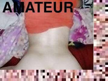 Madura mexicana me paga la renta con sexo sin condon. ¡Lleno su culo con semen!