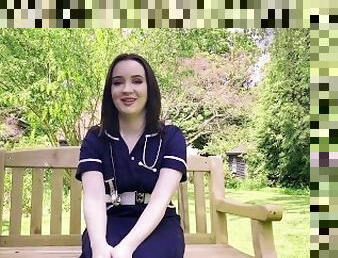 British Nurse Wants You To Cheat On Your Girlfriend And Wank For Her