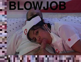 Viva Athena In Sexy Nurse Blowjob Examination - Nft