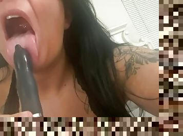 Bbw milf using 50 shades of grey vibrator wait til the end