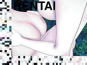 Genshin Impact Hentai/Futa/Koikatsu / Katherine Lost in the chasm caves / Special heal from Lumine!