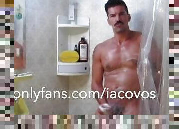 iacovos jerking off in the shower FULL VIDEO with cumshot
