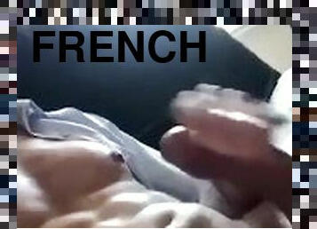 énorme, masturbation, amateur, ejaculation-sur-le-corps, énorme-bite, branlette, française, solo, musclé, bite