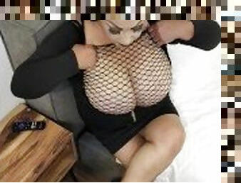 BIG TITS REAL LATINA MILF. POV MY BEST FRIEND´S MOM WANTS MY CUM.