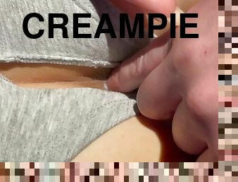 store-pupper, ekstrem, anal, tenåring, creampie, pov, første-gang, ung-18, stram, pupper