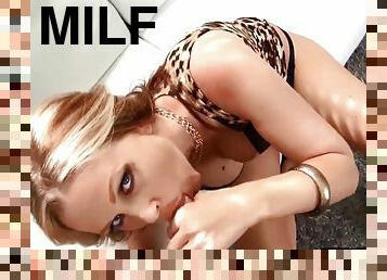 Julia Ann - Ball Busting Beautiful Milf Face Fucks A Big Dick!