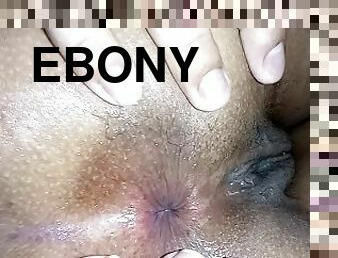 ebony flashing her pink ass and her fat ass after having sex?????????????????????