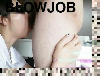 gros-nichons, orgasme, fellation, ejaculation-sur-le-corps, japonais, butin, en-nylon, bite, taquinerie