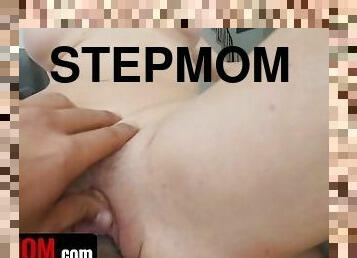 PervMom - Sinful Stepmom Titty-Fuck His Stepsons Cock And Swallows His Sticky Cream