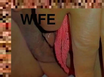 Wait, Is that cum in your pussy?? He finds out wife was used but eats her out anyway