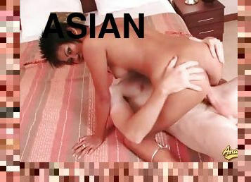 Kinky lingerie Asian hardcore sex scene