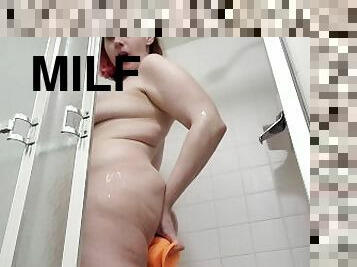 Fucking myself in the shower