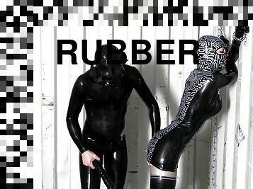 Rubber Slut In Use