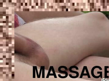 SOUTHERNSTROKES Jock Joel Vargas Massages Cute Blake Burrows