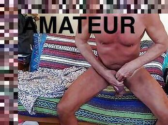 dilettant, anal-sex, beule-schuss, spielzeug, homosexuell, dildo, allein