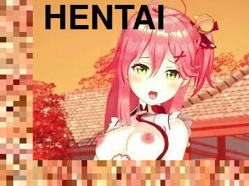 japonais, anime, hentai, 3d