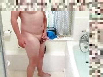 Naked in Bathroom